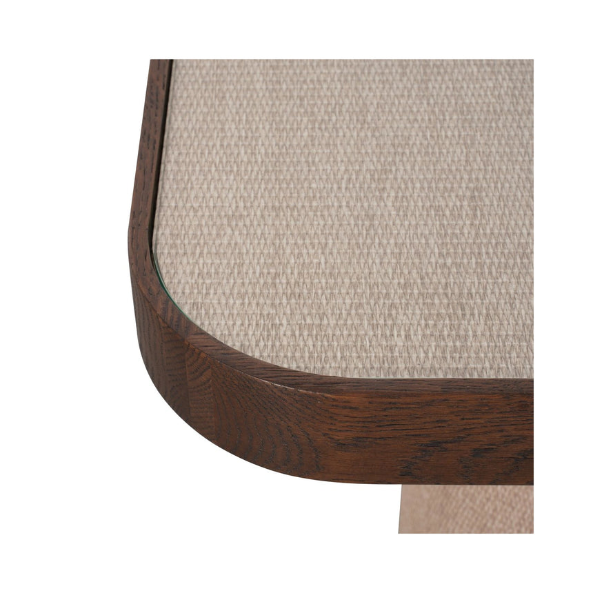 Beistelltisch Willox mit Glas in braun, 55x55x48 cm von Richmond Interiors – Produktbild 4