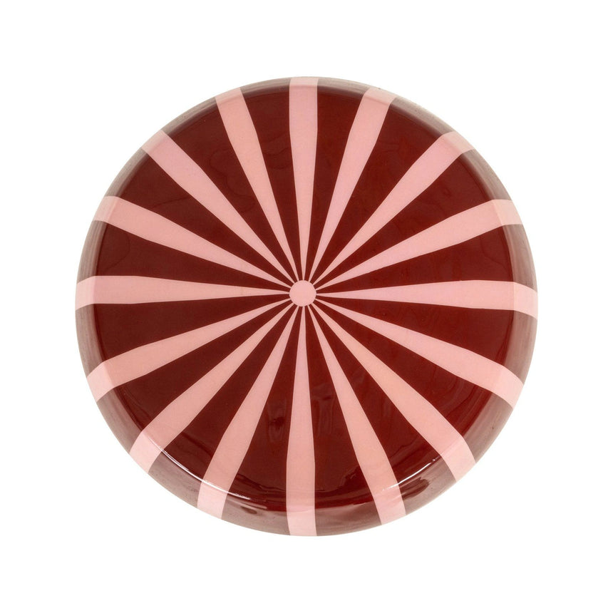 Beistelltisch Yalou in rot, 33x33x47 cm von Richmond Interiors – Produktbild 2