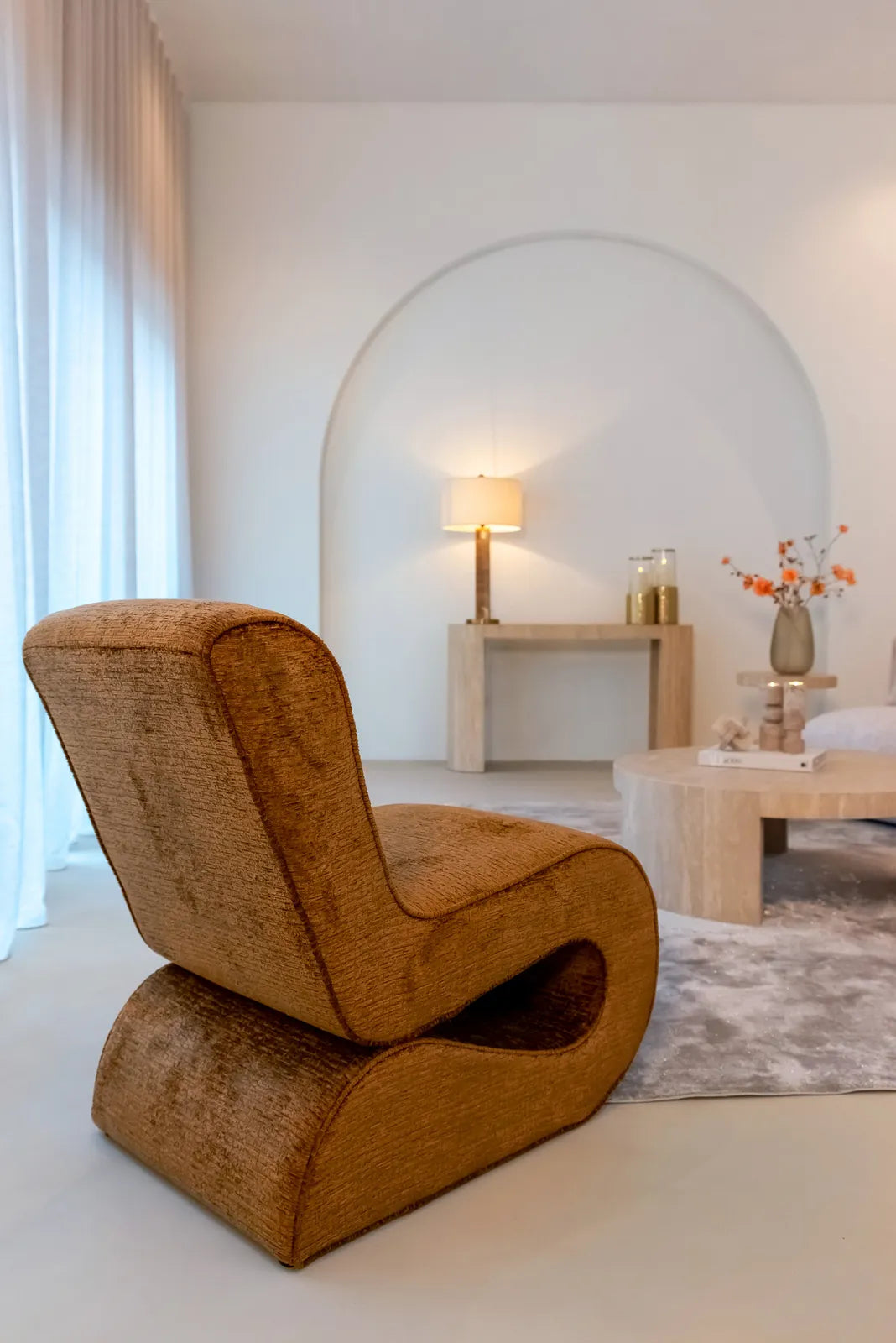 Couchtisch Alexander Jones (Biltmore) in beige, 100x100x36 cm von Richmond Interiors – Produktbild 6