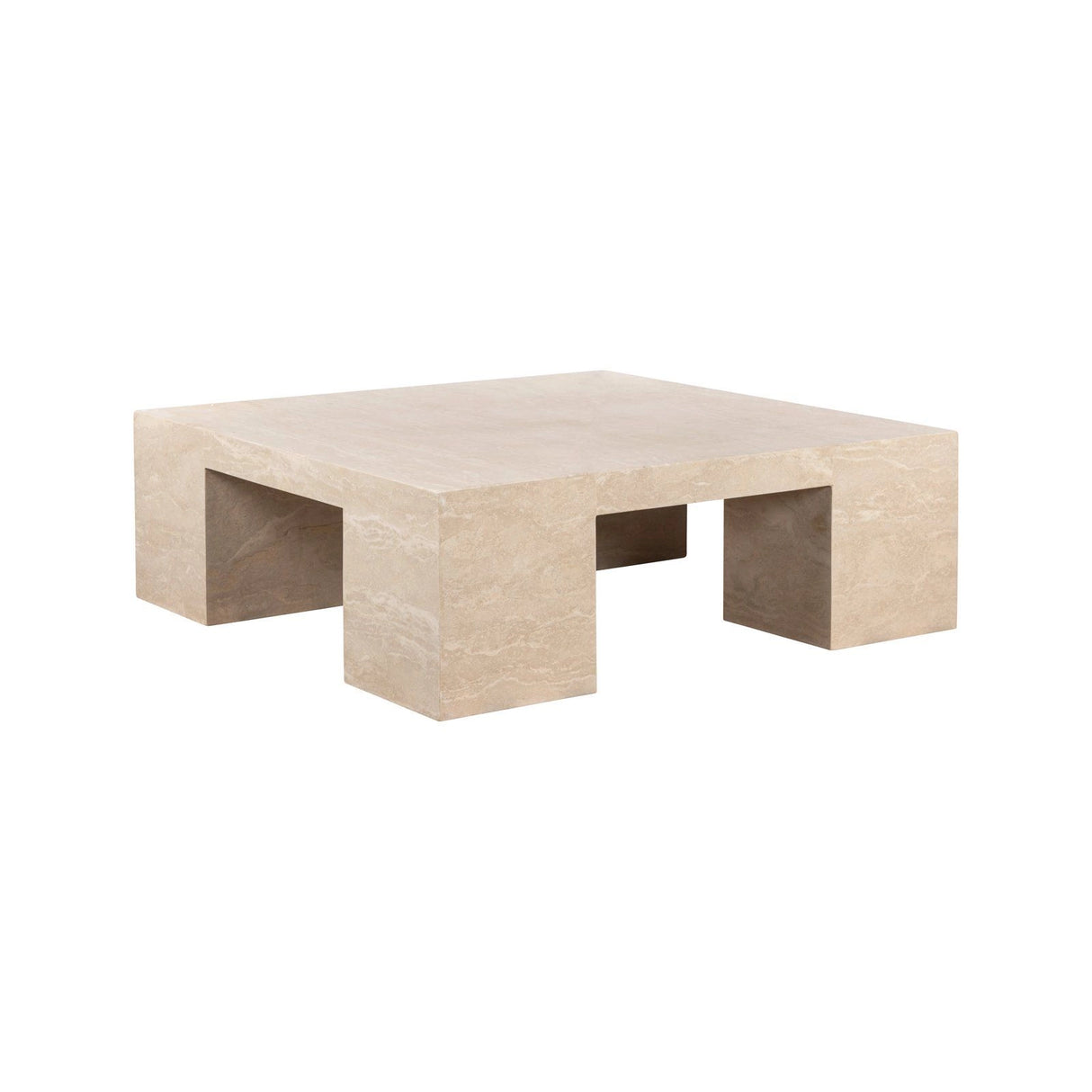 Couchtisch Alexander Jones (Biltmore) in beige, 110x110x37 cm von Richmond Interiors – Produktbild 1