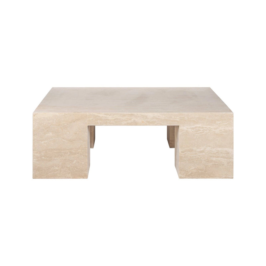 Couchtisch Alexander Jones (Biltmore) in beige, 110x110x37 cm von Richmond Interiors – Produktbild 2