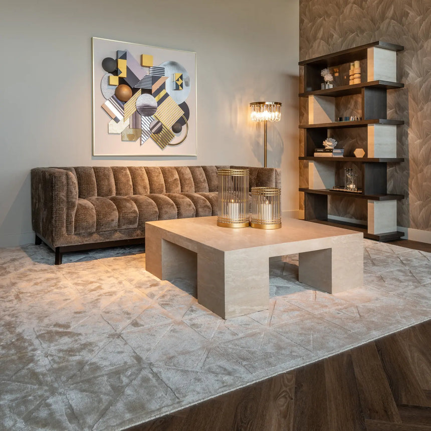 Couchtisch Alexander Jones (Biltmore) in beige, 110x110x37 cm von Richmond Interiors – Produktbild 6
