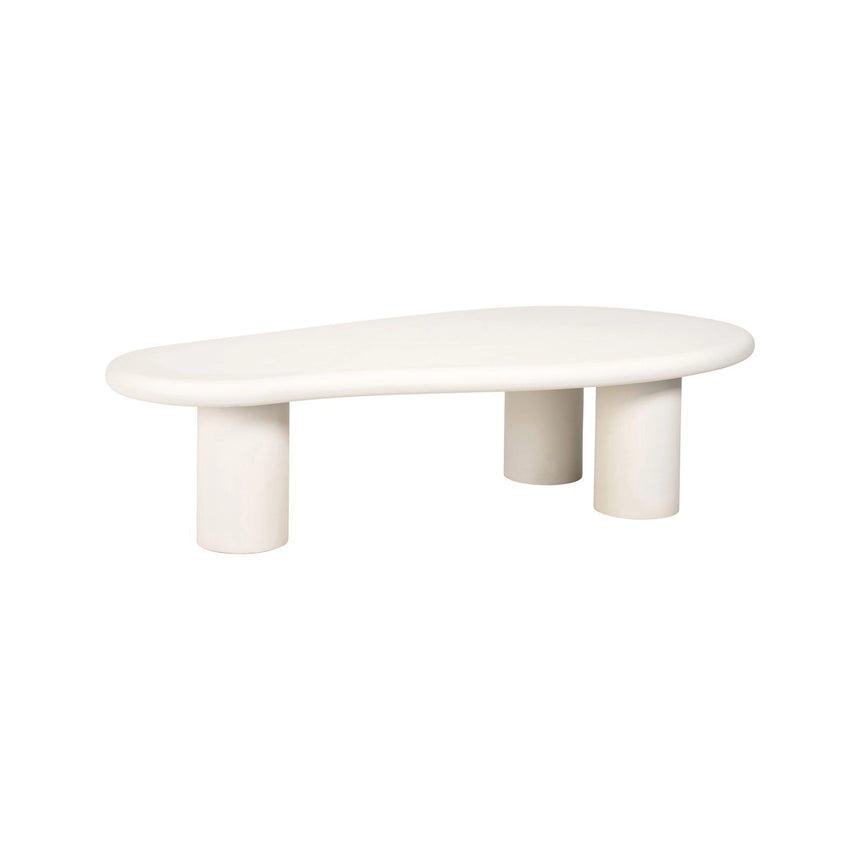 Couchtisch Bloomstone in weiß, 160x80x40 cm von Richmond Interiors – Produktbild 1