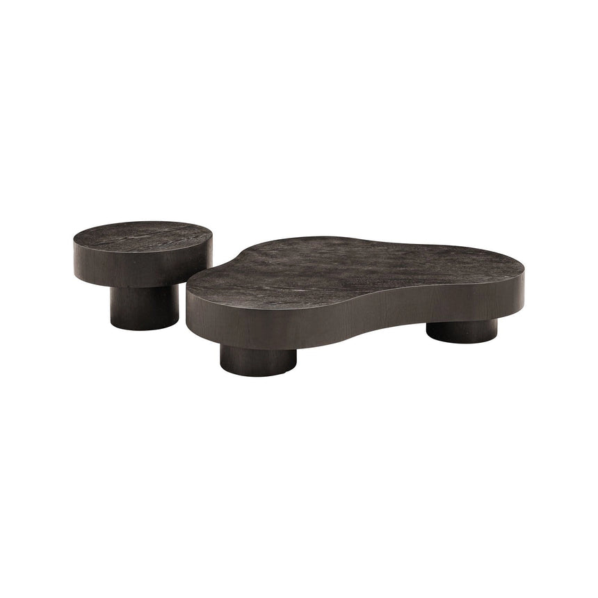 Couchtisch Bogor aus Eichenfurnier in dark coffee 2er-Set, 143x95x30 cm von Richmond Interiors – Produktbild 1