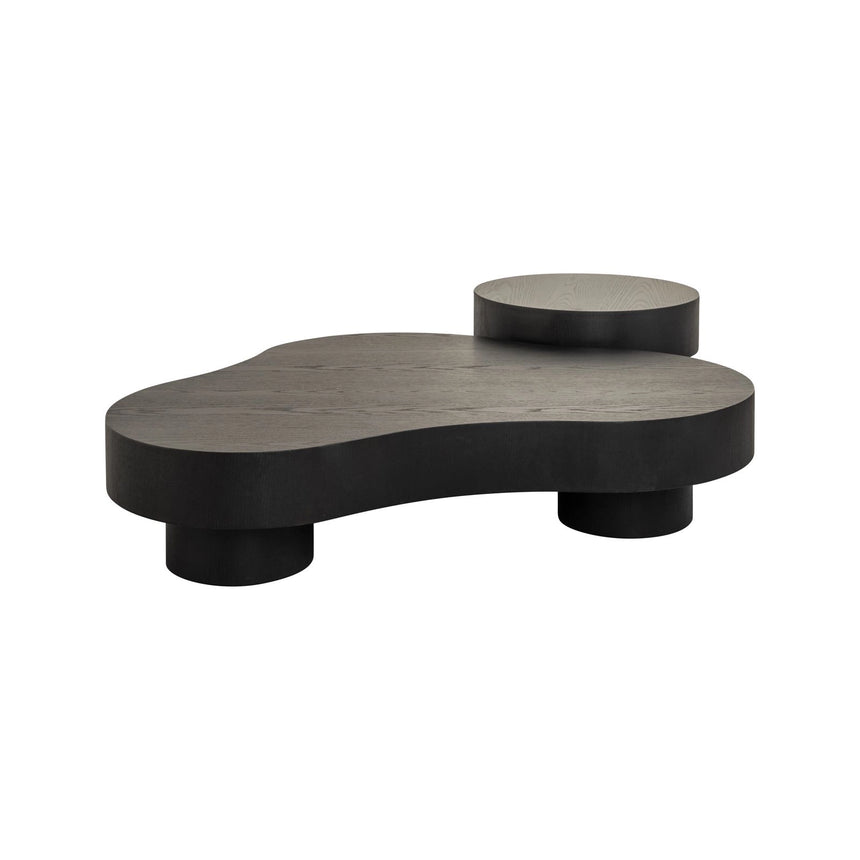 Couchtisch Bogor aus Eichenfurnier in dark coffee 2er-Set, 143x95x30 cm von Richmond Interiors – Produktbild 2