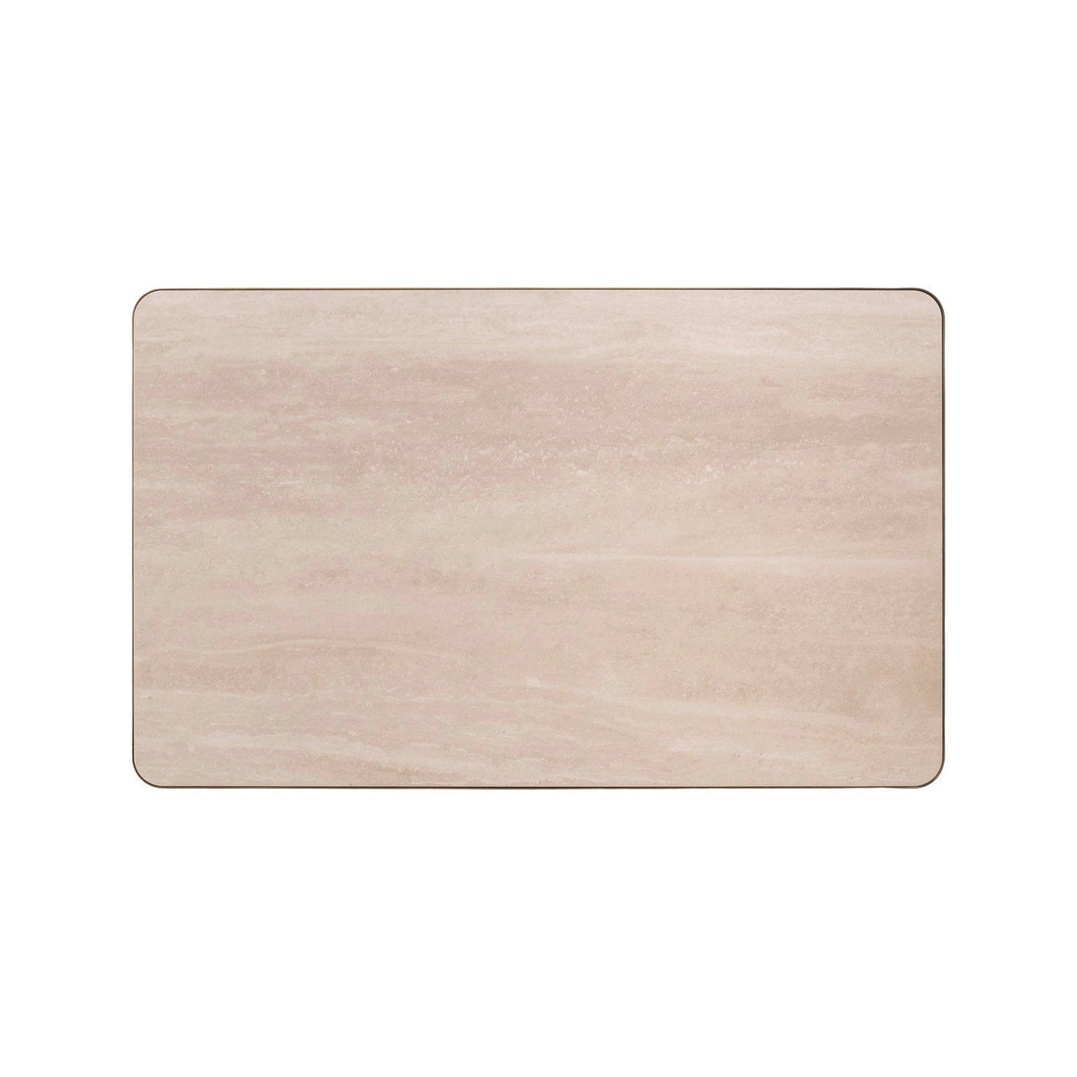 Couchtisch Claridge mit Glas in beige, 130x80x35 cm von Richmond Interiors – Produktbild 5