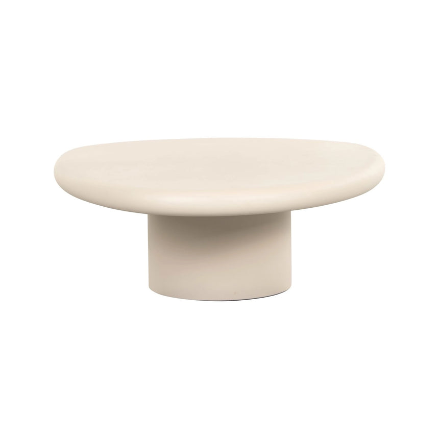 Couchtisch Clayton in beige, 110x90x34 cm von Richmond Interiors – Produktbild 2