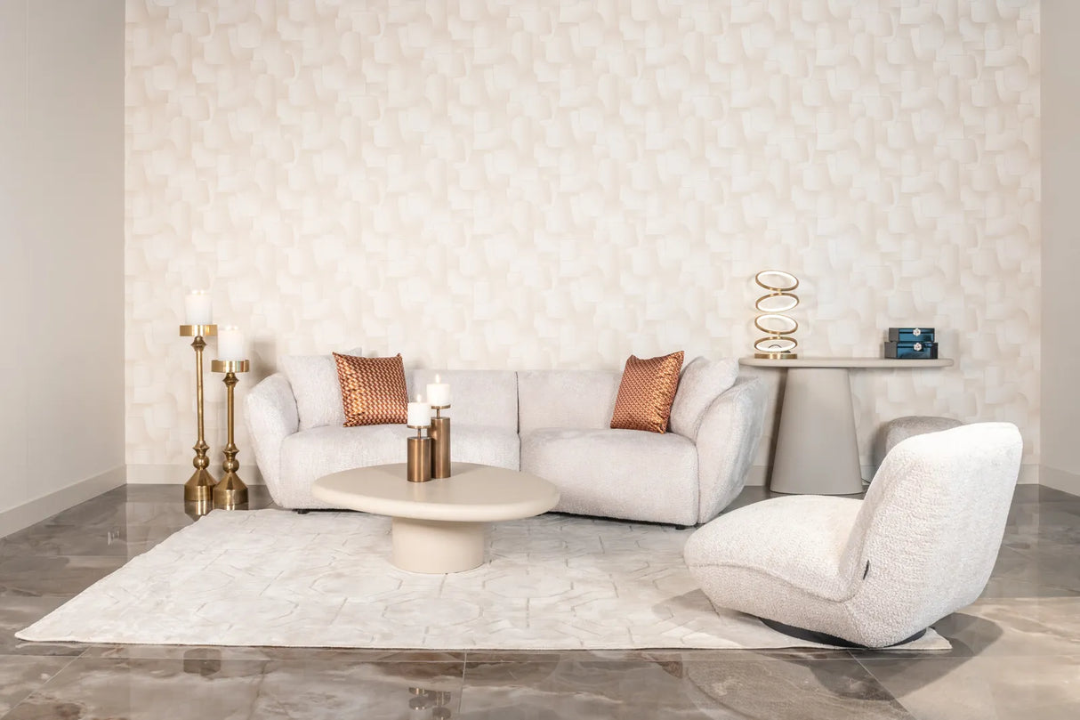 Couchtisch Clayton in beige, 110x90x34 cm von Richmond Interiors – Produktbild 5