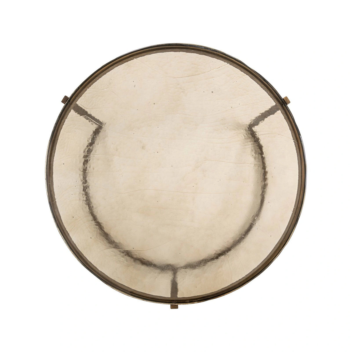 Couchtisch Cleo mit Glas in gold 2er-Set, 82x82x45,5 cm von Richmond Interiors – Produktbild 3