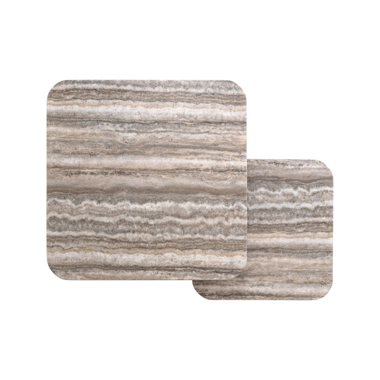 Couchtisch Denizly aus Marmor in grau 2er-Set von Richmond Interiors – Produktbild 4