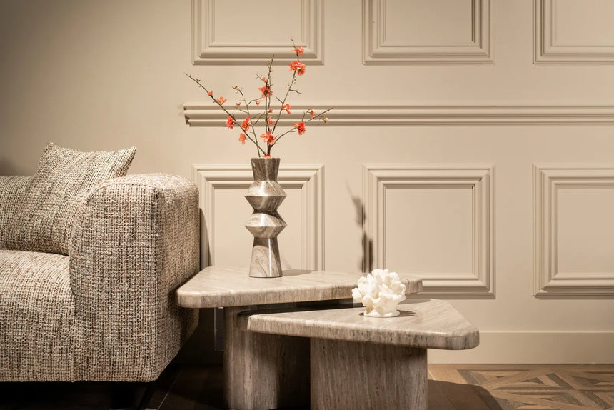 Couchtisch Dwayne aus Morchana-Marmor in beige 2er-Set von Richmond Interiors – Bild 8