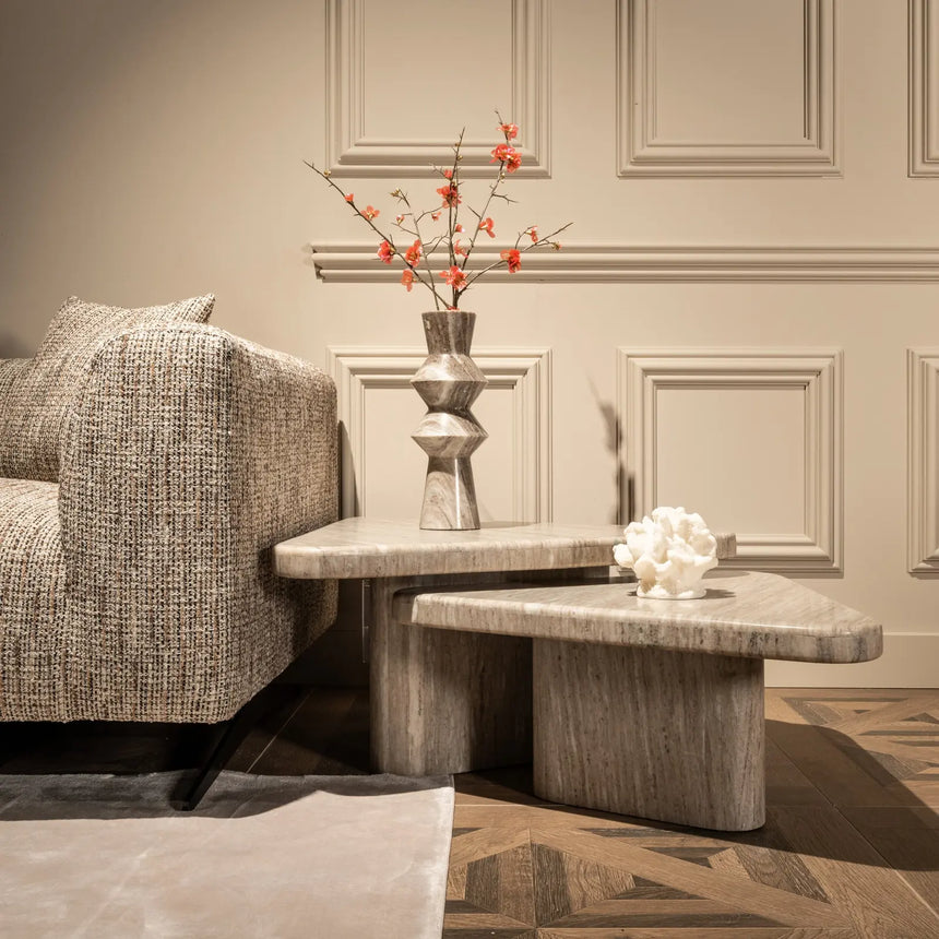 Couchtisch Dwayne aus Morchana-Marmor in beige 2er-Set von Richmond Interiors – Bild 9