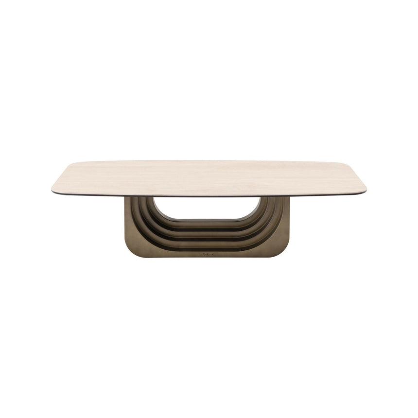 Couchtisch Maxfield in beige, 140x70x35 cm von Richmond Interiors – Bild 3