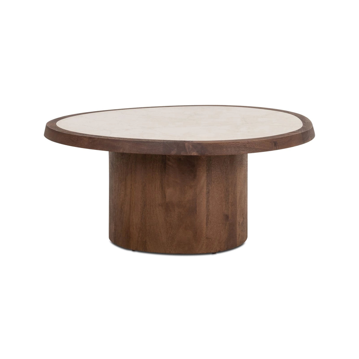 Couchtisch Melrose aus Botticino-Marmor in spicebrown, 90x70x39 cm von Richmond Interiors – Produktbild 2