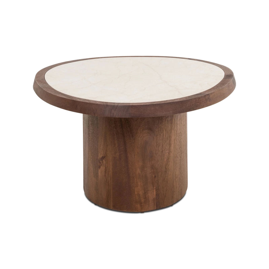 Couchtisch Melrose aus Botticino-Marmor in spicebrown, 90x70x39 cm von Richmond Interiors – Produktbild 3