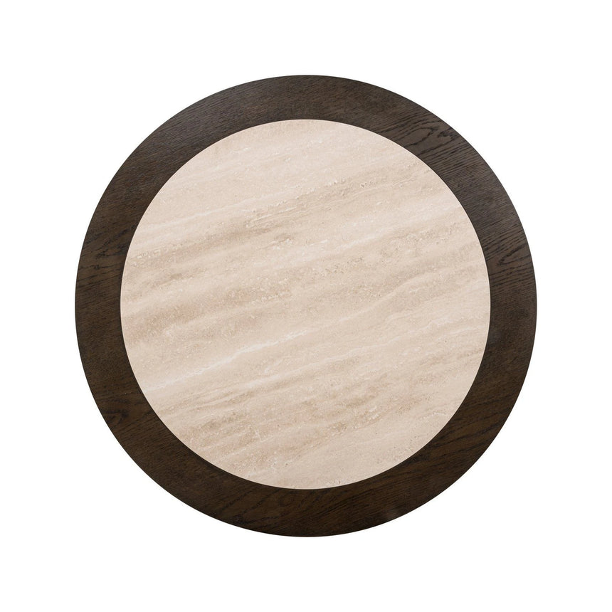 Couchtisch Nando aus Eichenfurnier in braun, 100x100x38 cm von Richmond Interiors – Produktbild 2