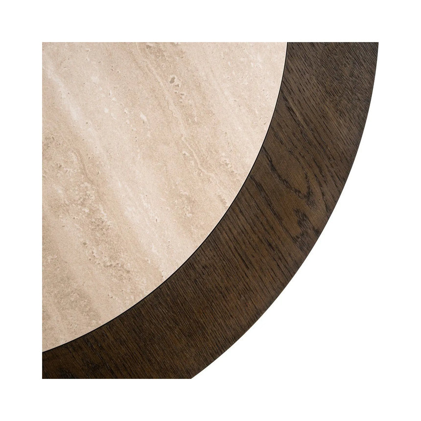 Couchtisch Nando aus Eichenfurnier in braun, 100x100x38 cm von Richmond Interiors – Produktbild 3