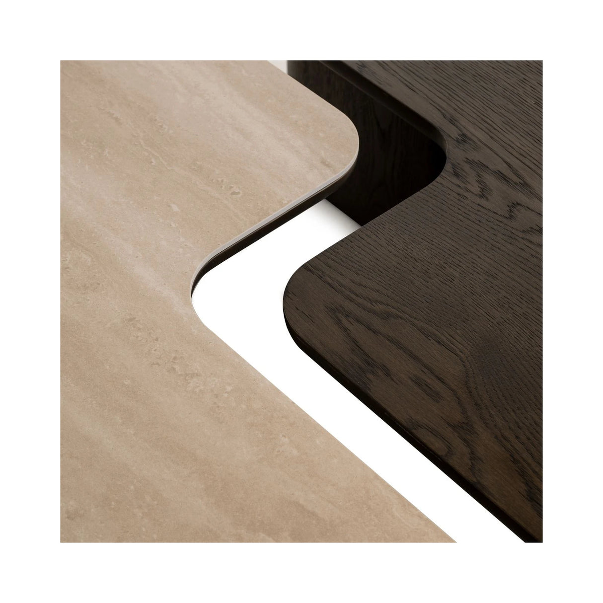 Couchtisch Nando aus Eichenfurnier in braun 2er-Set von Richmond Interiors – Produktbild 11