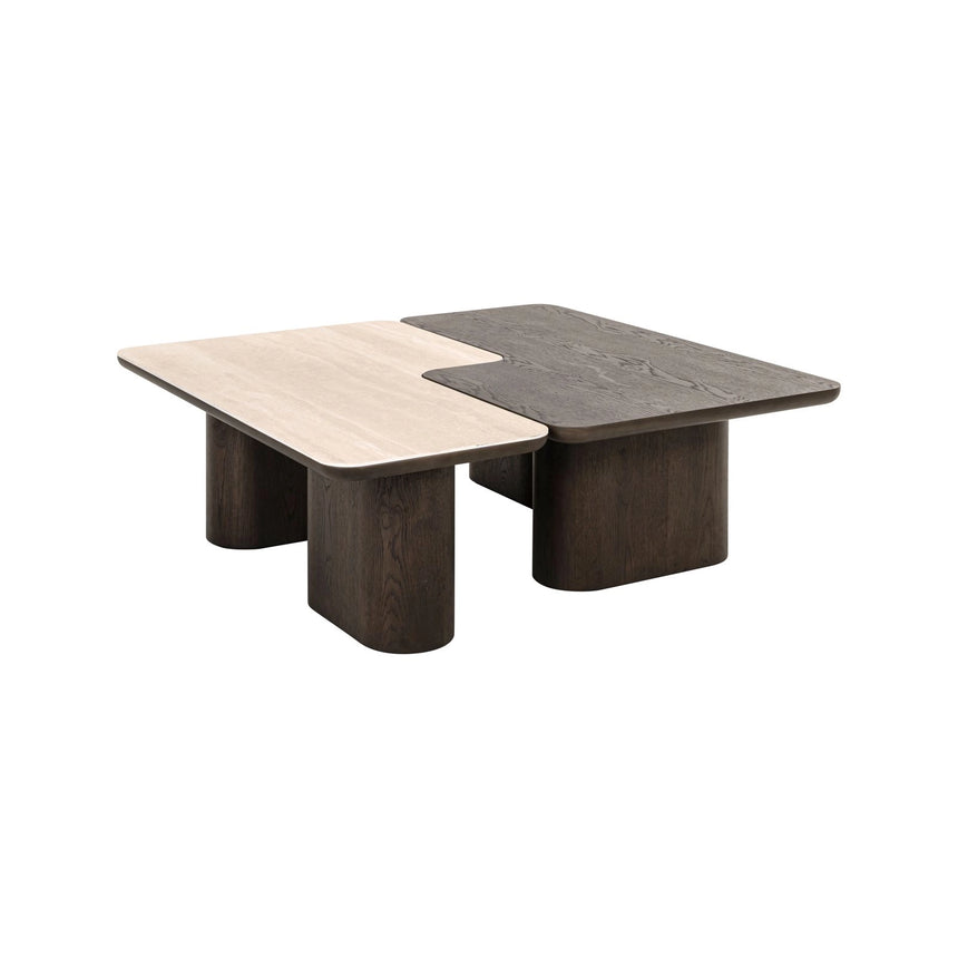 Couchtisch Nando aus Eichenfurnier in braun 2er-Set von Richmond Interiors – Produktbild 5