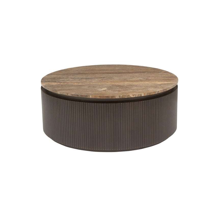 Couchtisch Russo in braun, 90x90x35 cm von Richmond Interiors – Produktbild 3