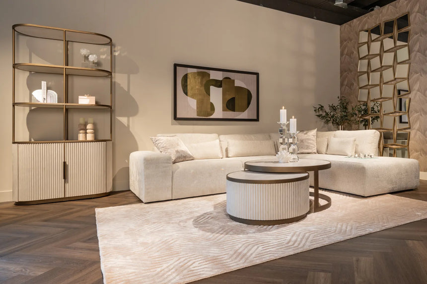 Couchtisch Tivoli in weiß als 2er-Set, 91x91x44 cm von Richmond Interiors – Bild 2