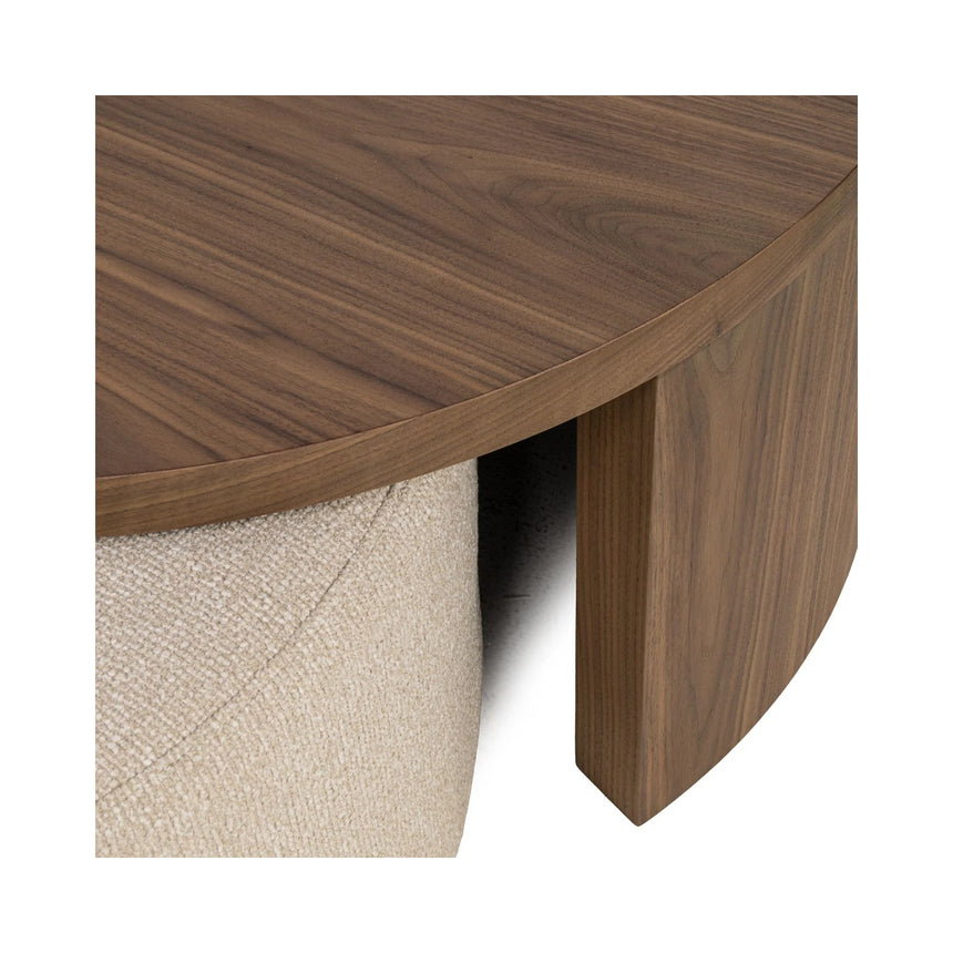 Couchtisch Windsor mit Walnussfurnier in walnuss und lodge desert als 2er-Set (flammhemmend), 90x90x40 cm von Richmond Interiors – Bild 6
