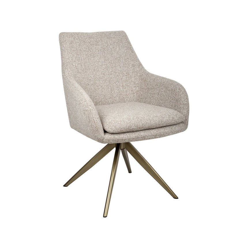 Drehbarer Essstuhl Lisonne in cayenne brown von Richmond Interiors – Bild 2