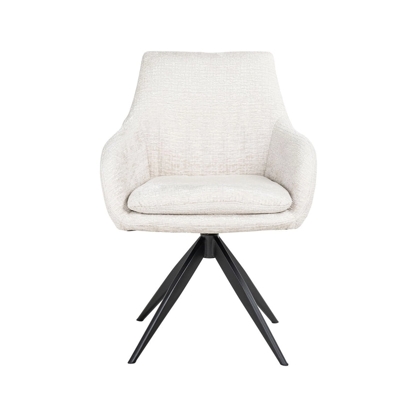 Drehbarer Essstuhl Lisonne in cream fusion von Richmond Interiors – Bild 4