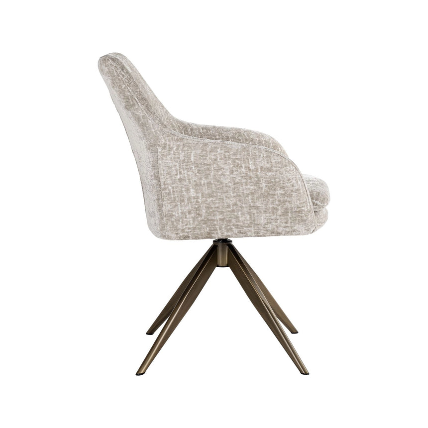 Drehbarer Essstuhl Lisonne in pearl island von Richmond Interiors – Bild 4