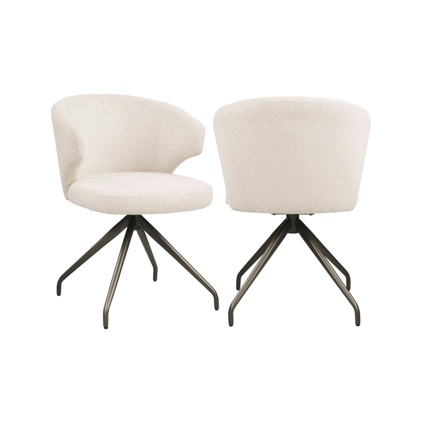 Drehbarer Essstuhl Milly in biscotti von Richmond Interiors – Bild 1