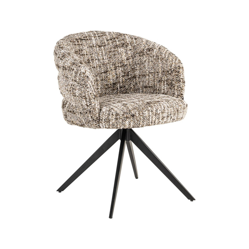 Drehbarer Essstuhl Serenity flammhemmend in brown omara von Richmond Interiors – Bild 2