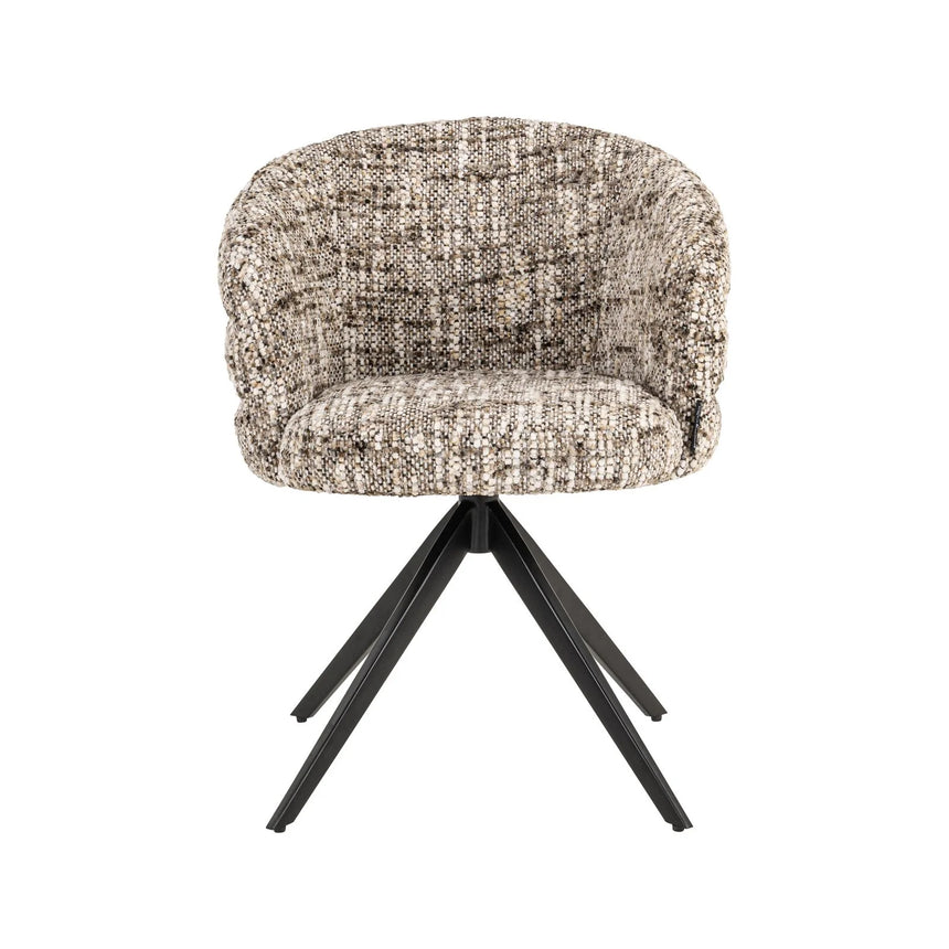 Drehbarer Essstuhl Serenity flammhemmend in brown omara von Richmond Interiors – Bild 5
