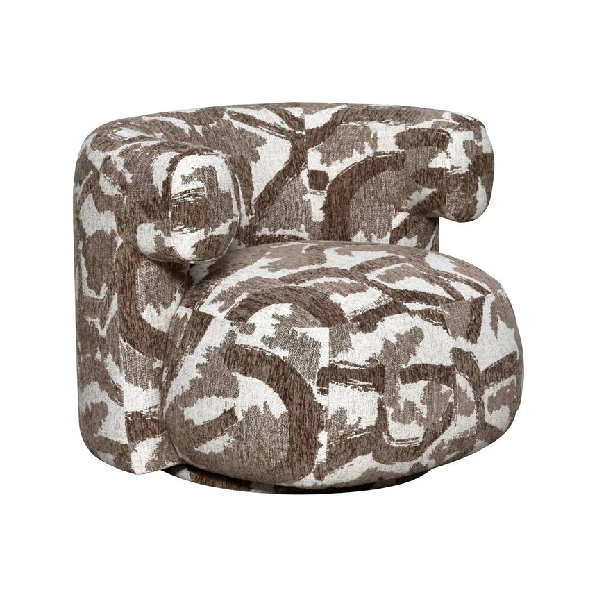 Drehbarer Sessel Talley in brown nature, 87x80x67 cm von Richmond Interiors – Bild 2
