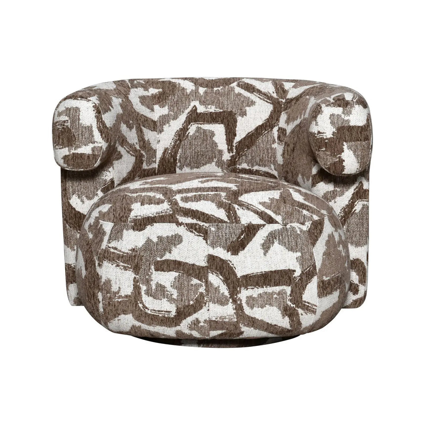 Drehbarer Sessel Talley in brown nature, 87x80x67 cm von Richmond Interiors – Bild 3