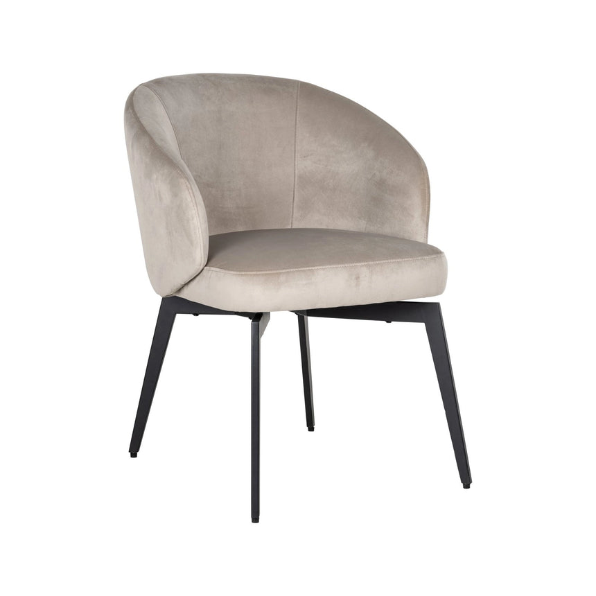 Essstuhl Amphara mit flammhemmendem Bezug in khaki velvet von Richmond Interiors – Bild 2