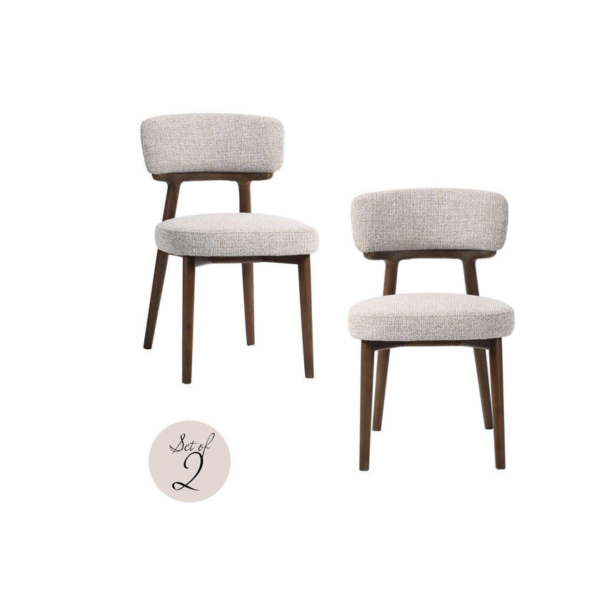 Essstuhl Basker im 2er-Set in natural fancy von Richmond Interiors – Bild 1
