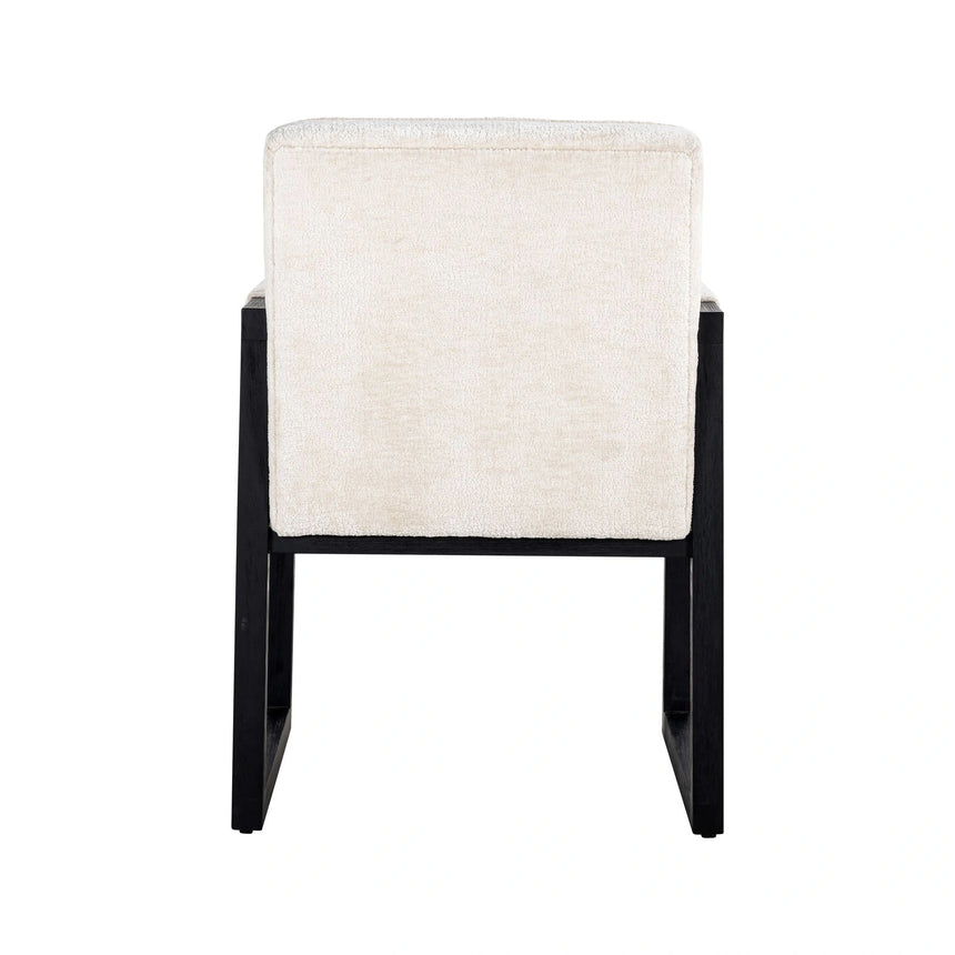 Essstuhl Beck in white chenille von Richmond Interiors – Bild 4