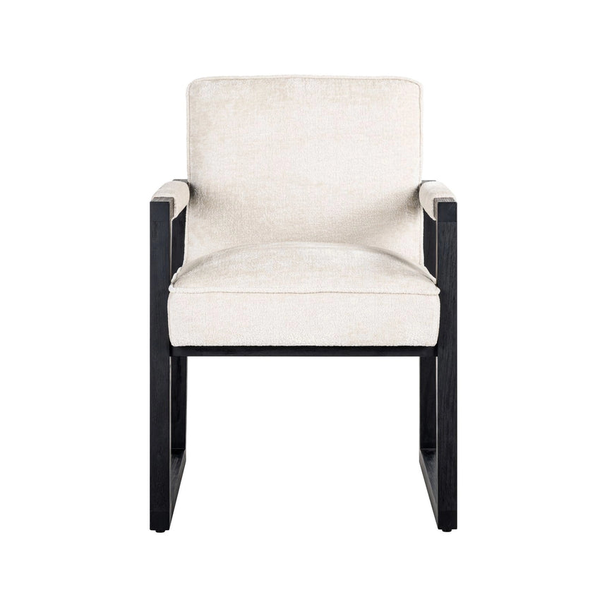 Essstuhl Beck in white chenille von Richmond Interiors – Bild 5