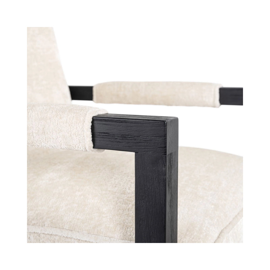 Essstuhl Beck in white chenille von Richmond Interiors – Bild 6