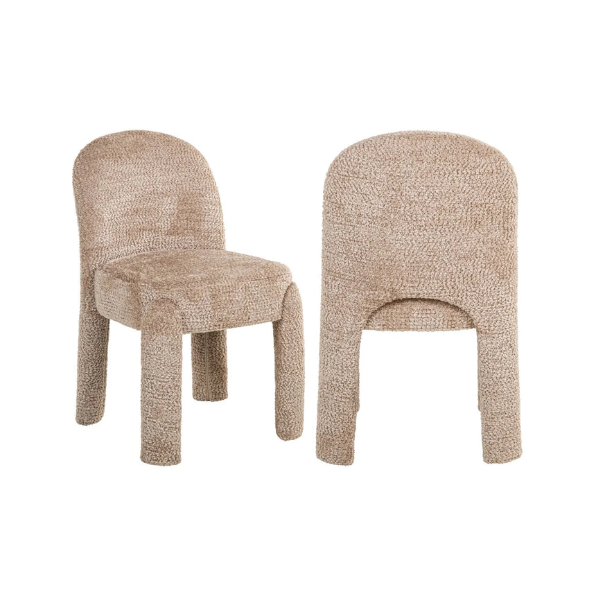 Essstuhl Brandi in lovely beige als 2er-Set, 51x60x85 cm von Richmond Interiors – Bild 2