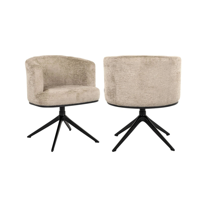 Essstuhl Cheyenne mit Drehfunktion in desert fusion von Richmond Interiors – Bild 1