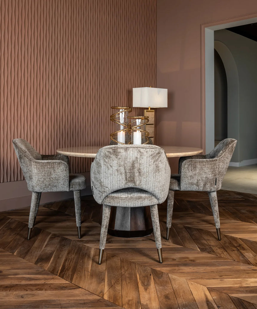 Essstuhl Donnatella in niagara stone, flammhemmend, 59x63x83 cm von Richmond Interiors – Bild 10