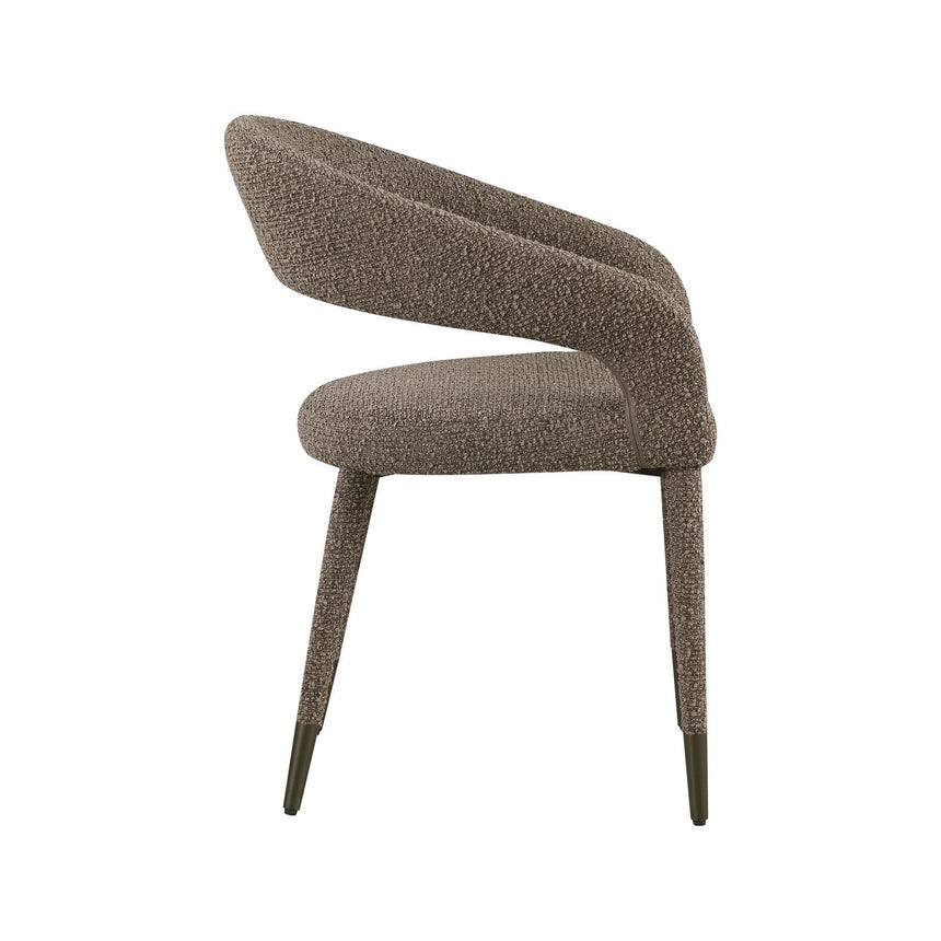 Essstuhl Gia in brown chunky, 58x58x80 cm von Richmond Interiors – Bild 5