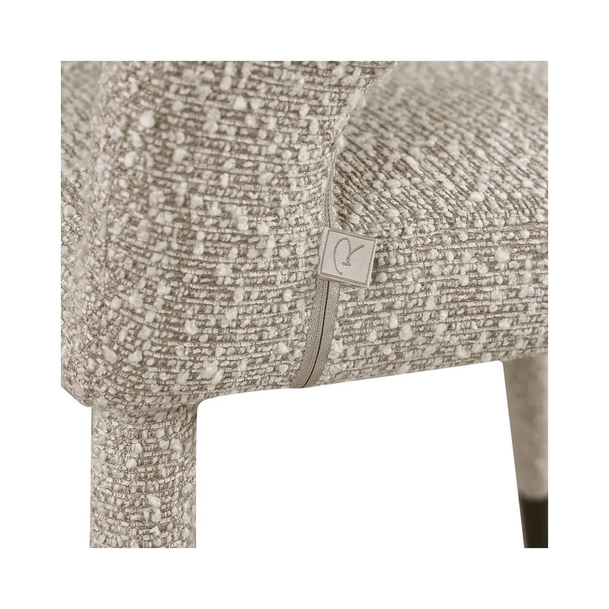 Essstuhl Gia in natural chunky, 58x58x80 cm von Richmond Interiors – Bild 7