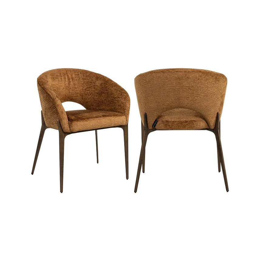 Essstuhl Kenzi in Cognac Fusion von Richmond Interiors – Bild 1