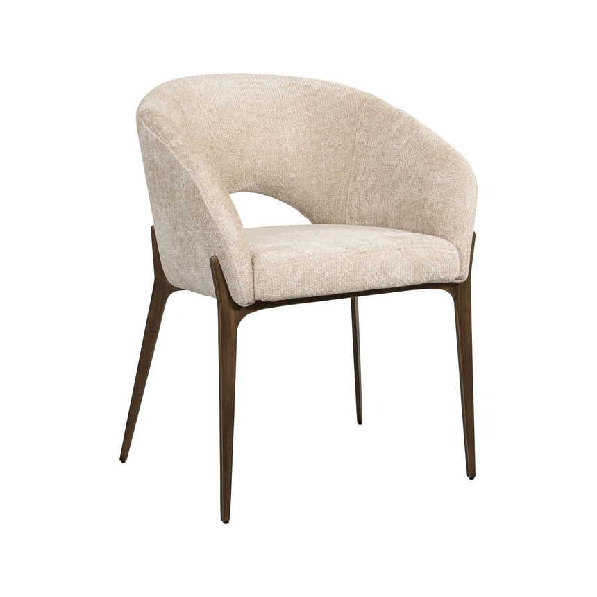 Essstuhl Kenzi in Cream Unicorn oder Cognac Fusion von Richmond Interiors – Bild 2