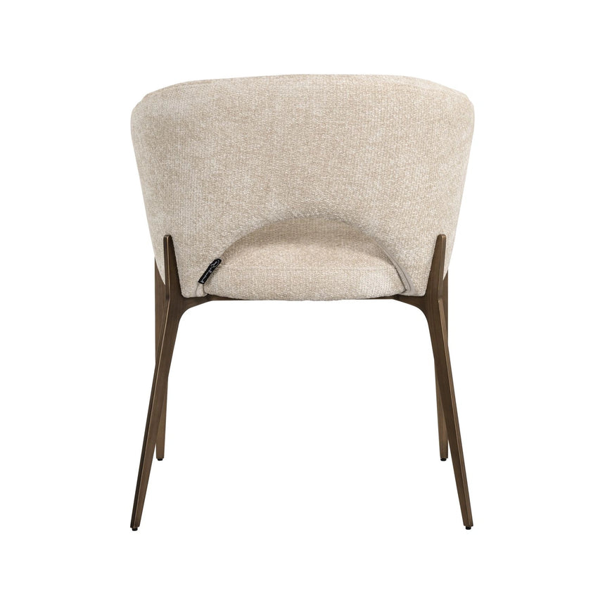 Essstuhl Kenzi in Cream Unicorn oder Cognac Fusion von Richmond Interiors – Bild 4