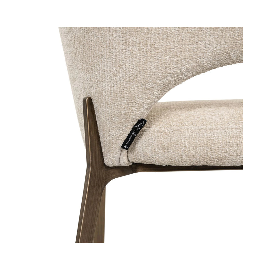 Essstuhl Kenzi in Cream Unicorn oder Cognac Fusion von Richmond Interiors – Bild 6