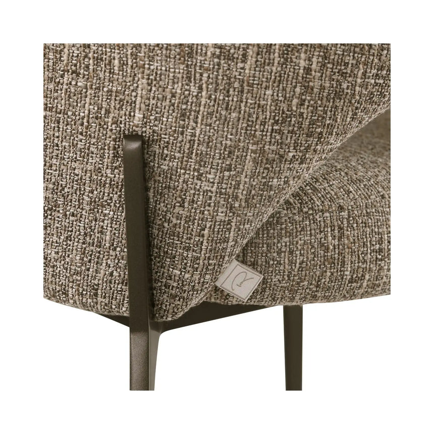 Essstuhl Kenzi in brown tweed von Richmond Interiors – Bild 6