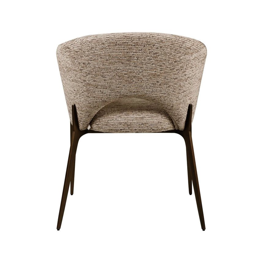 Essstuhl Kenzi in mocca linear von Richmond Interiors – Bild 5